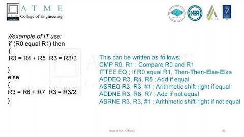 Module 2 _18EC62_ARM Cortex M3 Instruction Sets and Programming