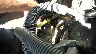 Replacing the heater hoses, 1996 Chevy Tahoe.