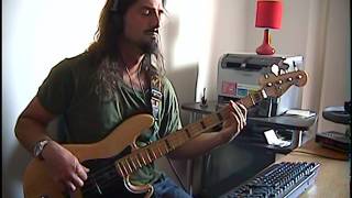 Video thumbnail of "Emerson Lake and Palmer - Lucky Man【FFking Bass Cover】"