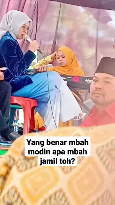 2 CEWEK LANTUNKAN LAGU MBAH MODIN