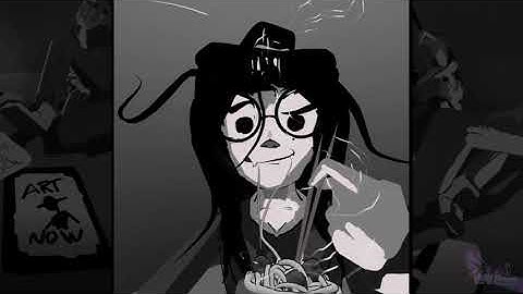 #Inktober vr drawing on the oculus quest using google tilt brush! I call this the late show