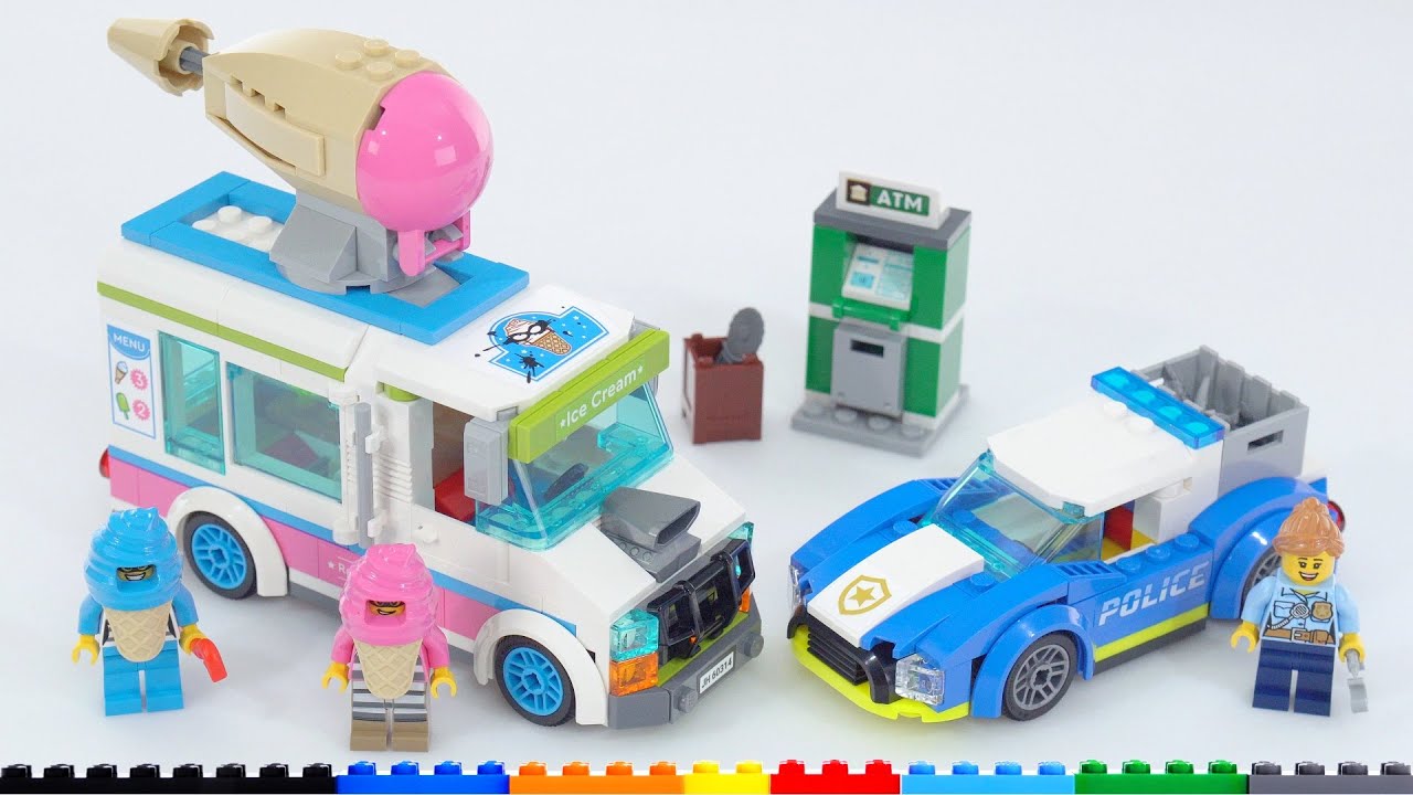 Lego City Ice Cream Truck Police Chase Set 60314 Review! Wonderfully  Playful, A Bit Overpriced - Youtube