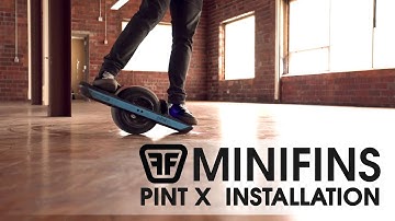 MiniFins Install on the Onewheel Pint X