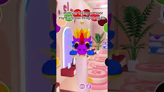 Never trying to color rainbow dragon again #adoptme #trademe # #adoptmepets #adoptmeroblox #viral