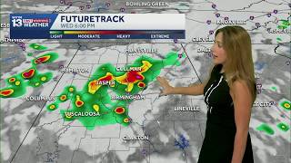 Tracking heavy storms in Alabamas weather forecast but drier weather by the weekend.