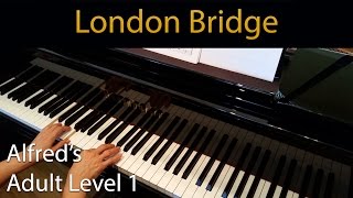London Bridge (Elementary Piano Solo) Alfred's Adult Level 1 screenshot 5