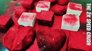 **THE 2X SPEED CRUSH**Super Soft Orangy Red Reforms + Freshies Crush ASMR • @Chalkcrushasmr 🍒🎈🌶️ screenshot 5