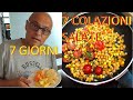 7 COLAZIONI in 7 Minuti COLAZIONE SALATA COSA MANGIO IN UNA SETTIMANA colazione salata