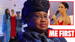 Dr Ngozi Okonjo Iweala Reveals Meghan Pushed Her Away To Stand In The Middle In Group Photo
