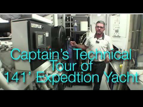 141&rsquo; Expedition Yacht MARCATO  Captain&rsquo;s Technical Tour
