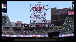 My Target Field Experience - Minnesota Twins vs Oakland Athletics (MLB 12 The Show)
