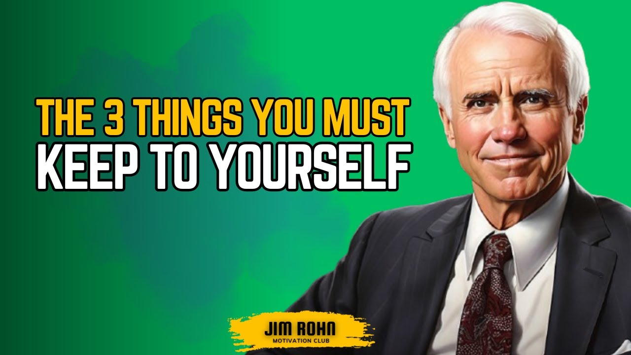 Jim Rohn Chart 3 Things 3 Things You Should NEVER Share If You Want Real Success | Jim Rohn ...