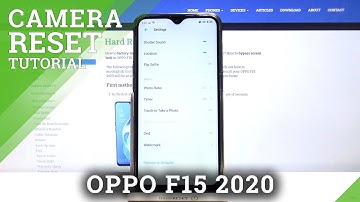 How to Reset Camera Settings on OPPO F15 2020 – Restore Camera Settings