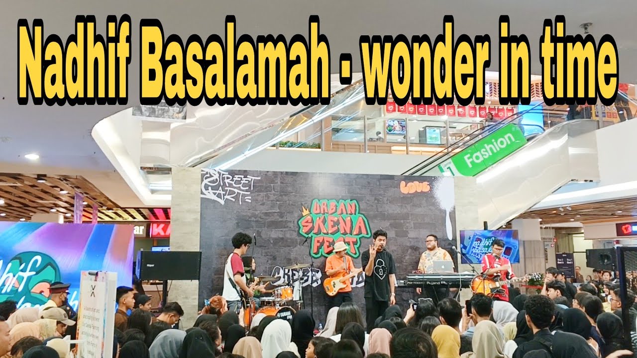 Nadhif Basalamah - wonder in time | Live at Urban Skena Fest (Yogya