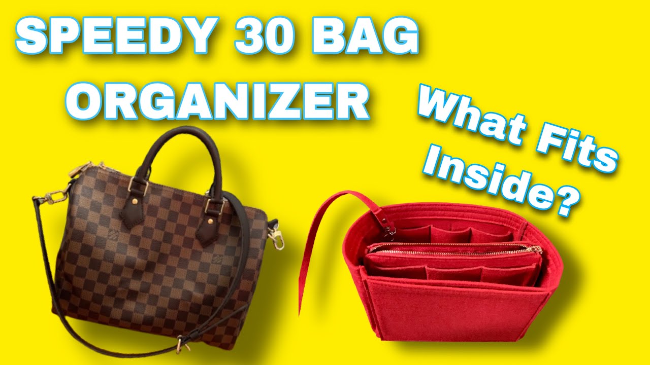 LOUIS VUITTON SPEEDY 30 SAMORGA BAG ORGANIZER FIRST IMPRESSIONS