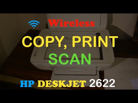 How to SCAN, PRINT & COPY with HP Deskjet 2622 All-in-one Printer review ?