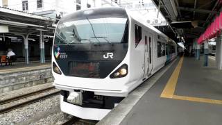 【サービスMH】E257系特急あずさ55号白馬行き発車