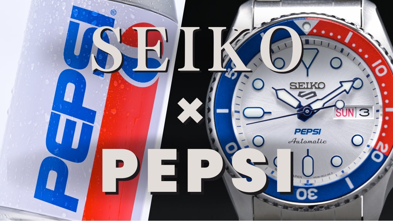 SEIKO新作】Seiko5 Sports×Pepsi コラボレーション限定モデル 