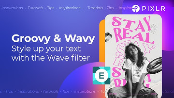 Style Up Your Text with Wave Filter in Pixlr E