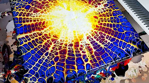 TOP 7 Unique CELLS Techniques 😉- Acrylic Pour Painting - Abstract Satisfying Art Ideas for 2022