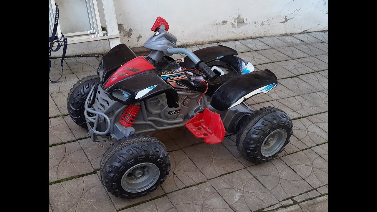 Детский пластиковый квадрик восстановление электрики