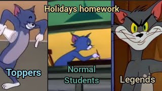 Homework In Holidays Toppers Vs Normal Students Vs Legends 