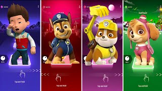 RYDER 🆚 CHASE 🆚 RUBBLE 🆚 SKYE! 🐾 TEAM BATTLE! 🎵 Tiles Hop 2026