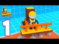 Tile Stamper Gameplay Walkthrough Part 1 - Tutorial Build Cozy Community ASMR (Android,iOS)