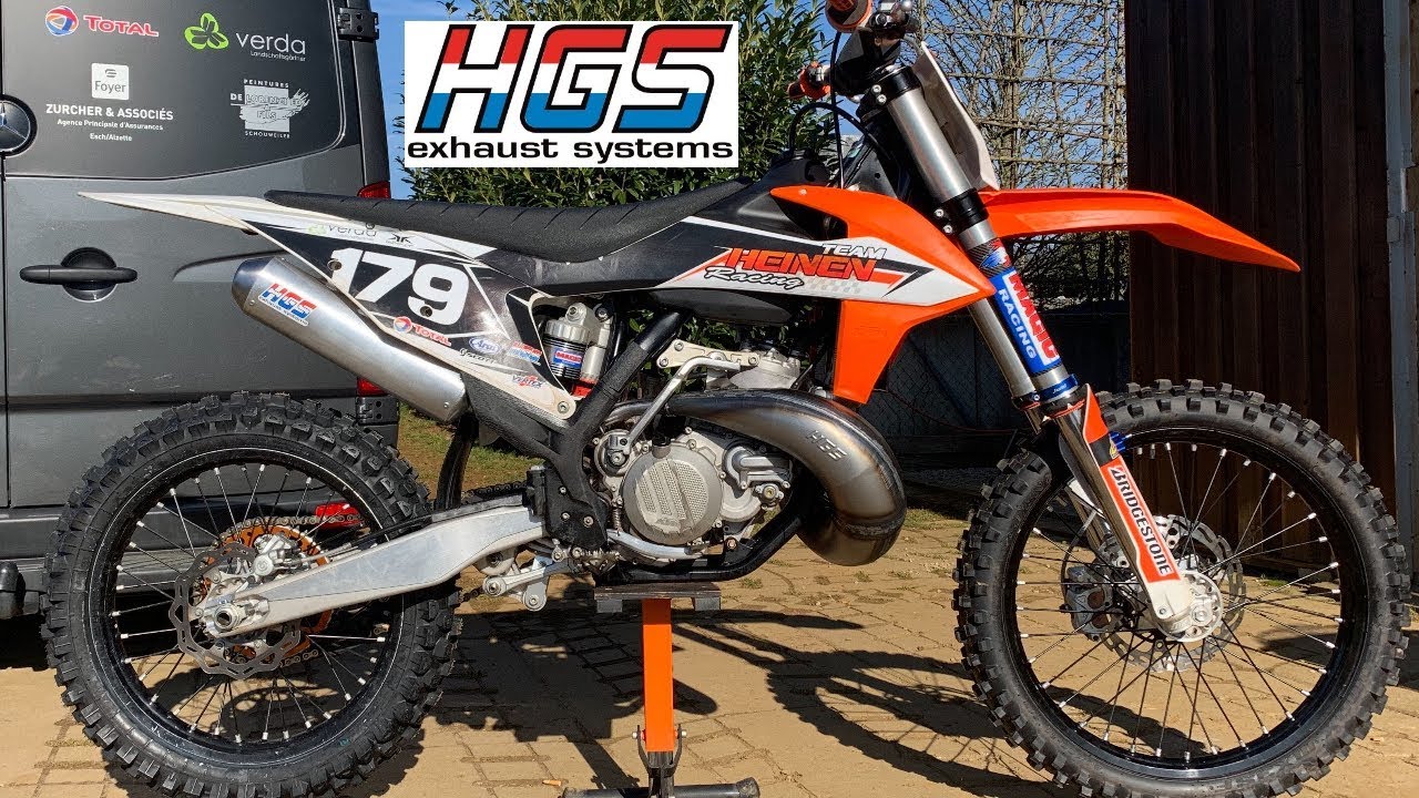 KTM 250SX 2019 HGS Exhaust - YouTube