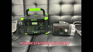 EBL EB1000 Power Station running a Cpap test