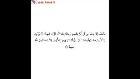 القارئ فارس عباد - سورة النساء - من الآية 41 إلى الآية 42