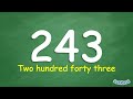 Learn to Count from 1 to 1000 π