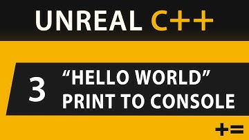 Learn C++ (Unreal) 3 - Classic "Hello World", #include, using namespace std, print to the terminal