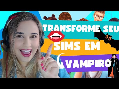 CÓDIGOS E TRUQUES DOS VAMPIROS NO THE SIMS 4- TRANSFORME SEU SIM EM VAMPIRO.  