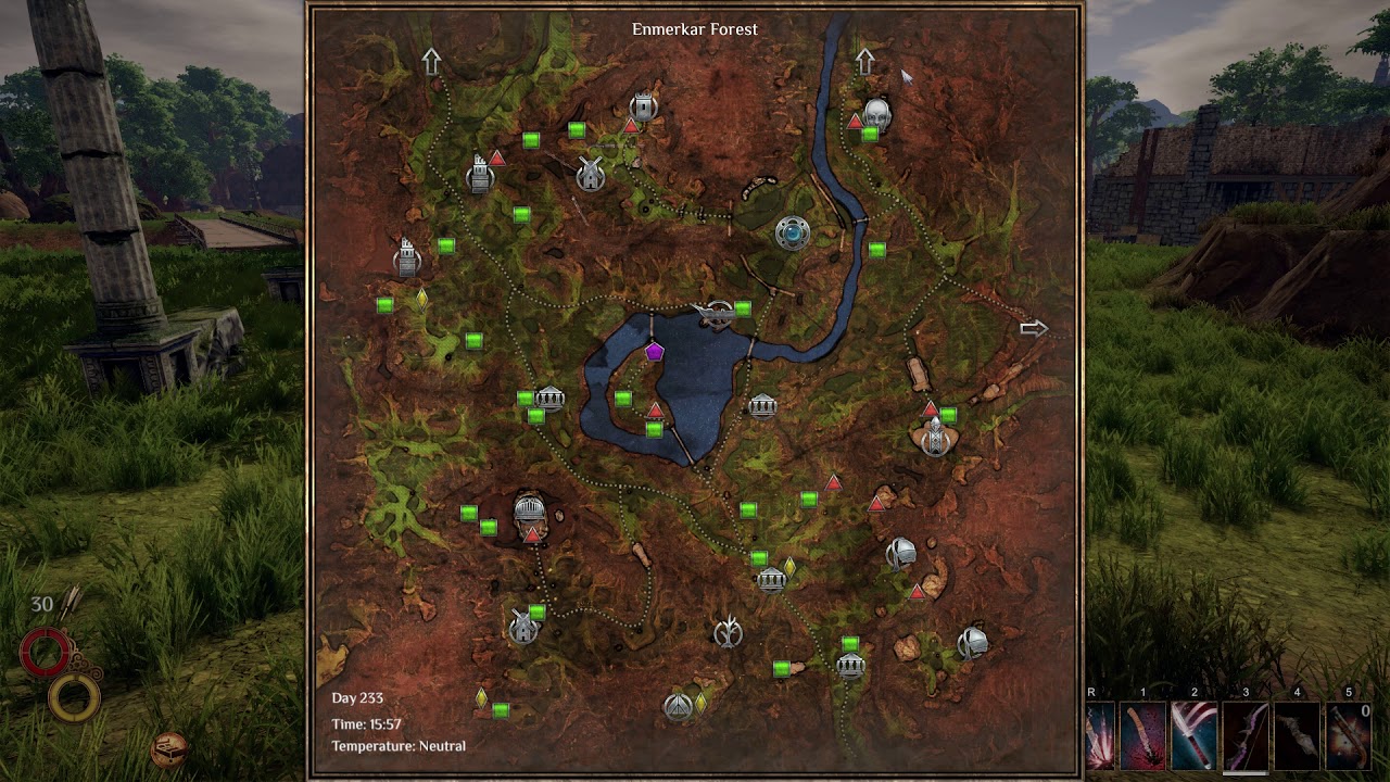 Outward map markers for Enmerkar forest , Berg area and some tips how Outward map markers for Enmerkar forest , Berg area and some tips how