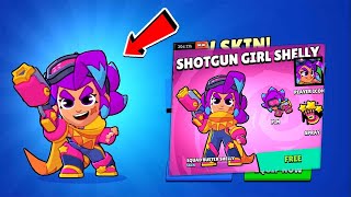 FINALLY!!! FREE SQUAD BUSTER SHELLY IS HERE!!!!10,000 TROPY ROAD!!! BRAWL STARS UPDATE GIFTS!!