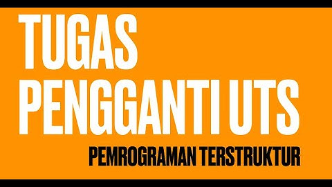 Tugas Pengganti UTS Pemrograman Terstruktur   Syahru Rahmadani 2410010259