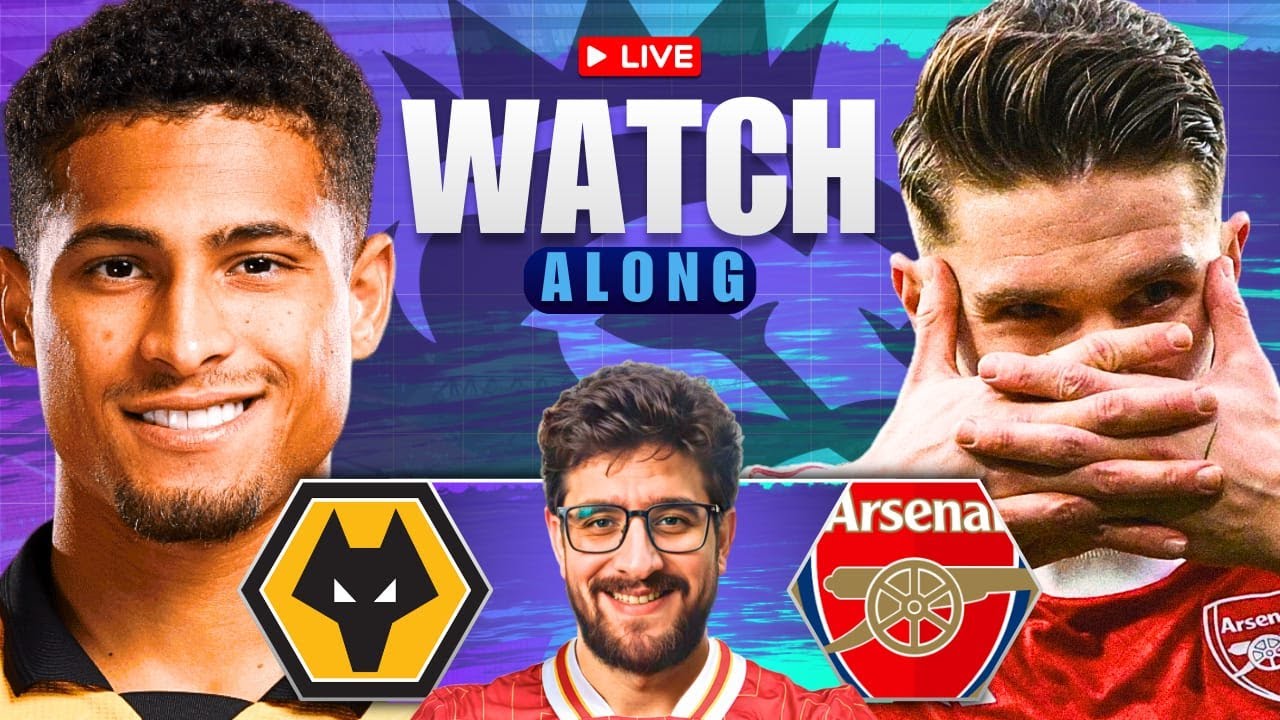 ARSENAL VS WOLVES LIVE STREAM WATCHALONG! PREMIER LEAGUE LIVE STREAM WATCHALONG!