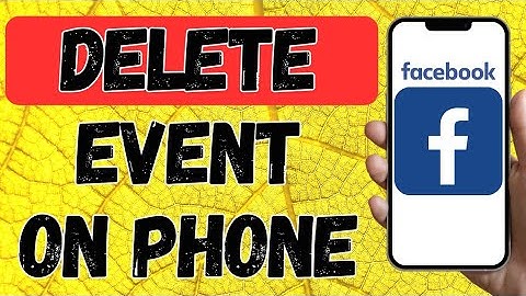 How To Delete Event On Facebook Mobile IOS