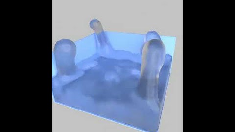 freezing water simulation