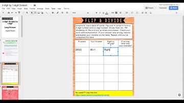 Video Preview: 3 digit long division digital lesson