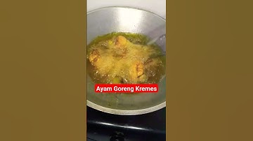 Thumbnail of Cara Masak Ayam Goreng Kremes Kriuk Kriuk#shorts