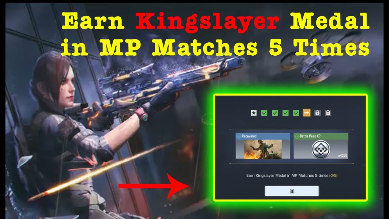 Earn Kingslayer Medal In Mp Matches 5 Times On Call Of Duty Mobile | How To