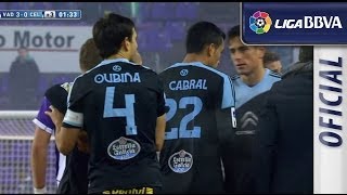Tángana entre los jugadores del Valladolid y Celta