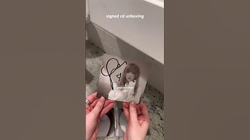 TTPD Signed CD Unboxing😭🫶🏻