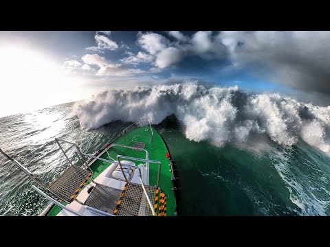 Rough weather sea