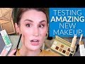PLAYING WITH NEW MAKEUP | New AETHER Highlighters, Shared Planet, Milk Makeup + MORE!