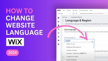 How to Change your Website Language on Wix – 2024 Beginner Tutorial