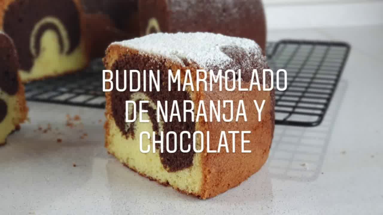 BUDIN MARMOLADO DE NARANJA Y CHOCOLATE