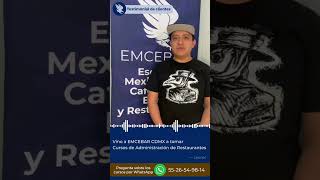 Testimonial Curso Administración de Restaurantes | EMCEBAR CDMX